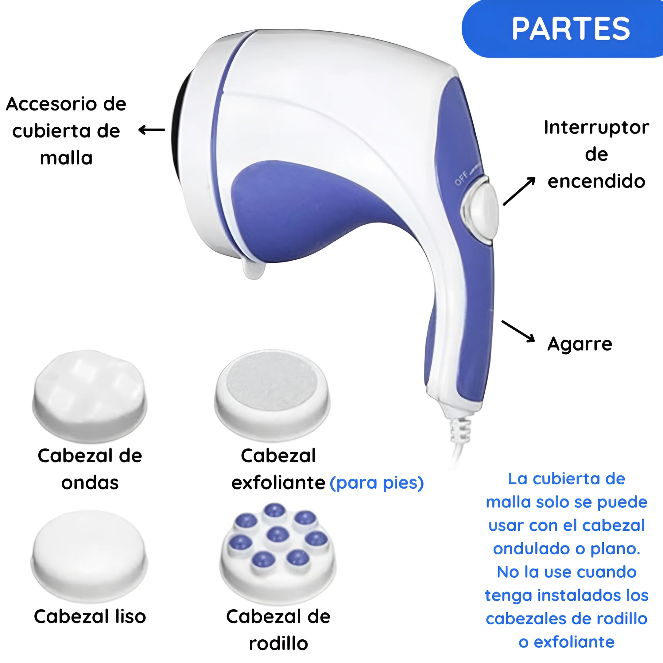 Masajeador anticelulítico 5 en 1