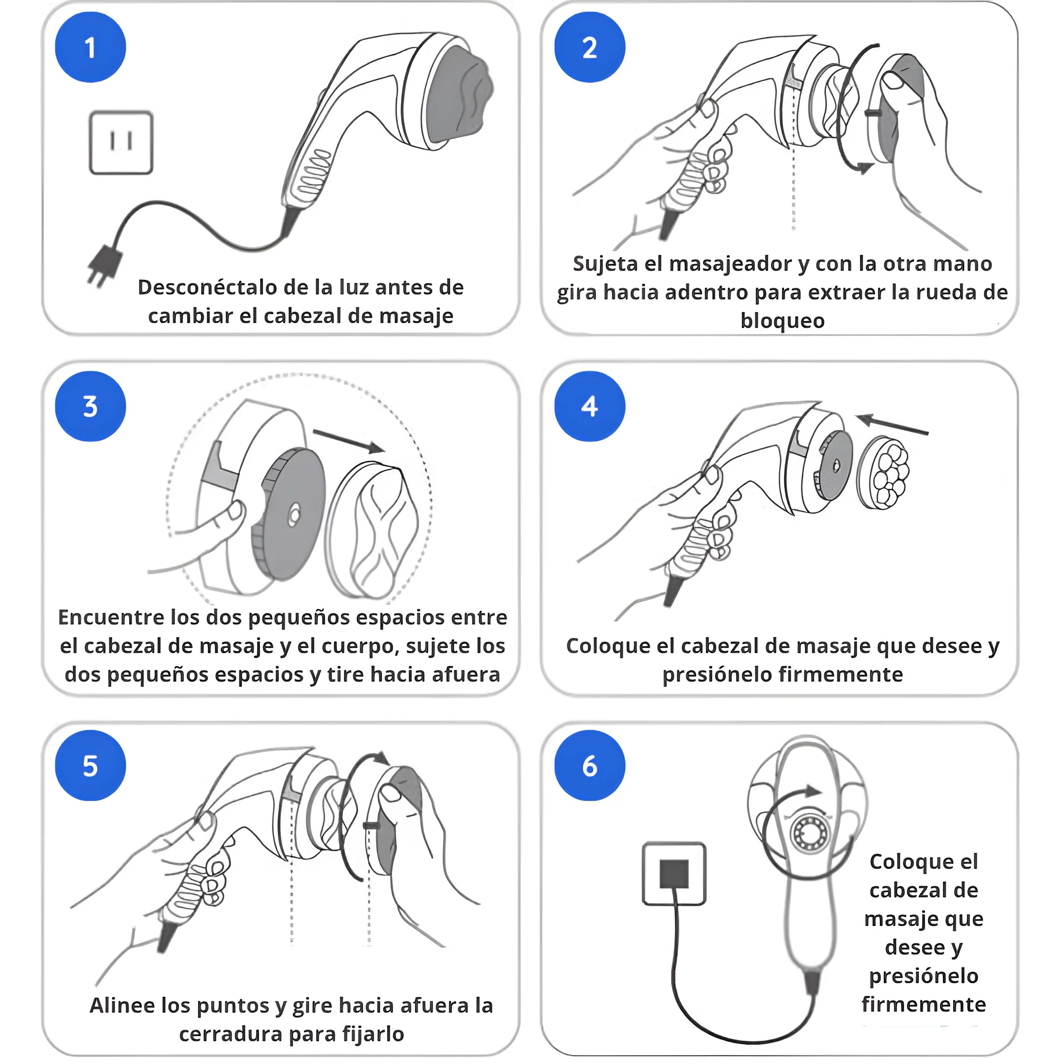 Masajeador anticelulítico 5 en 1